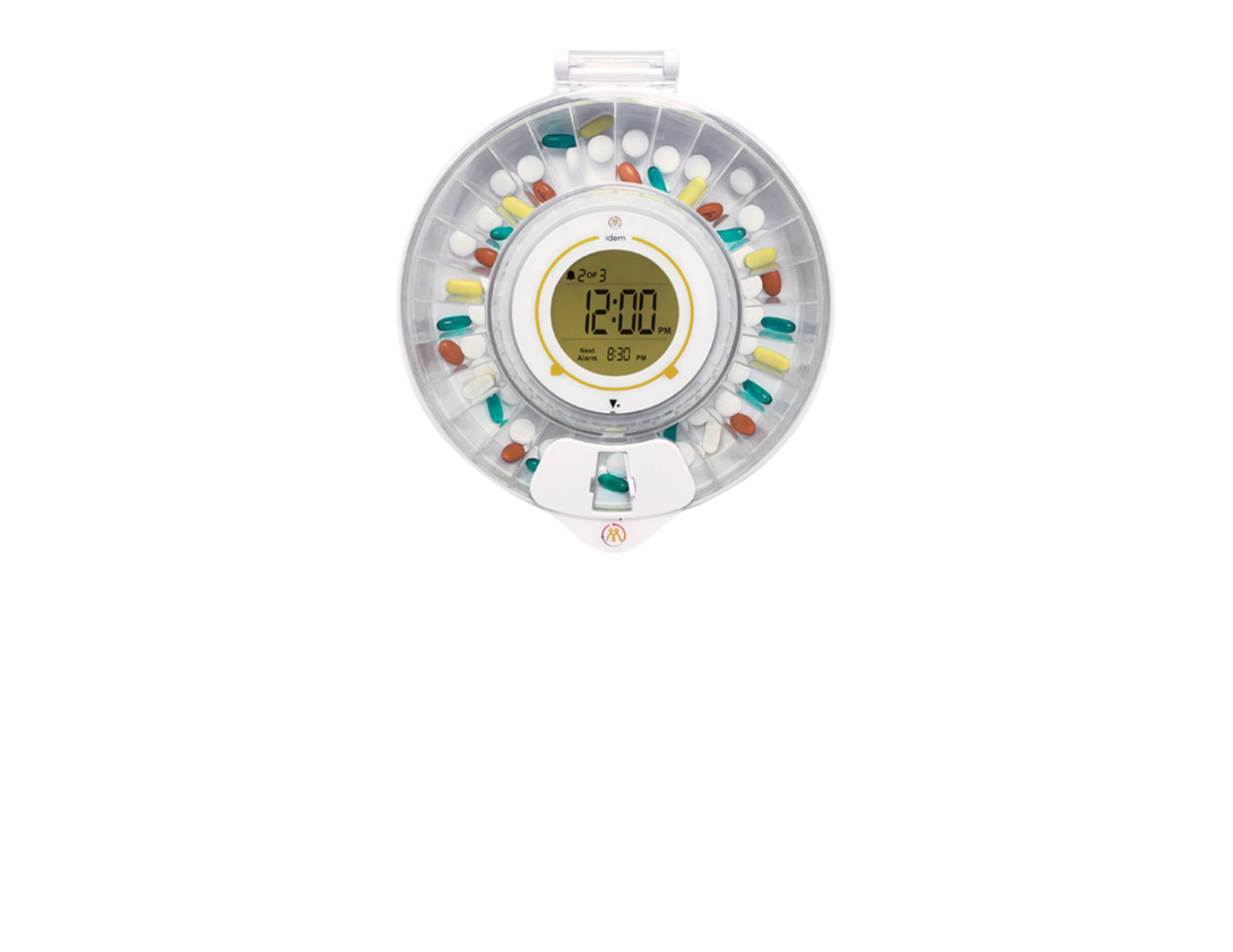 The Idem Connected pill dispenser