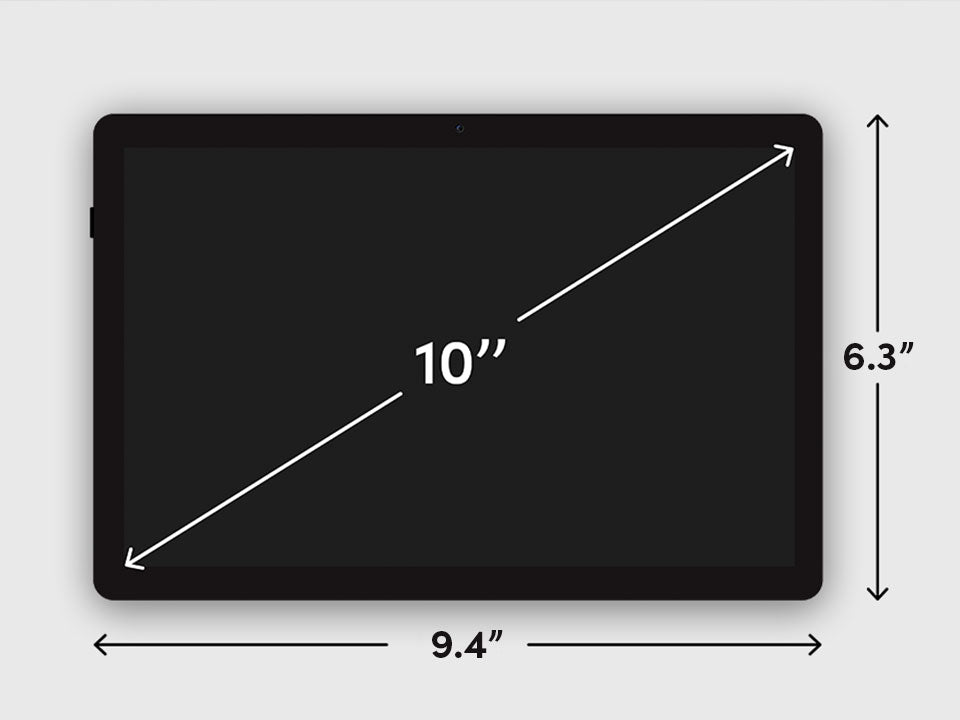 The measurements of the idem clock. (10inch).