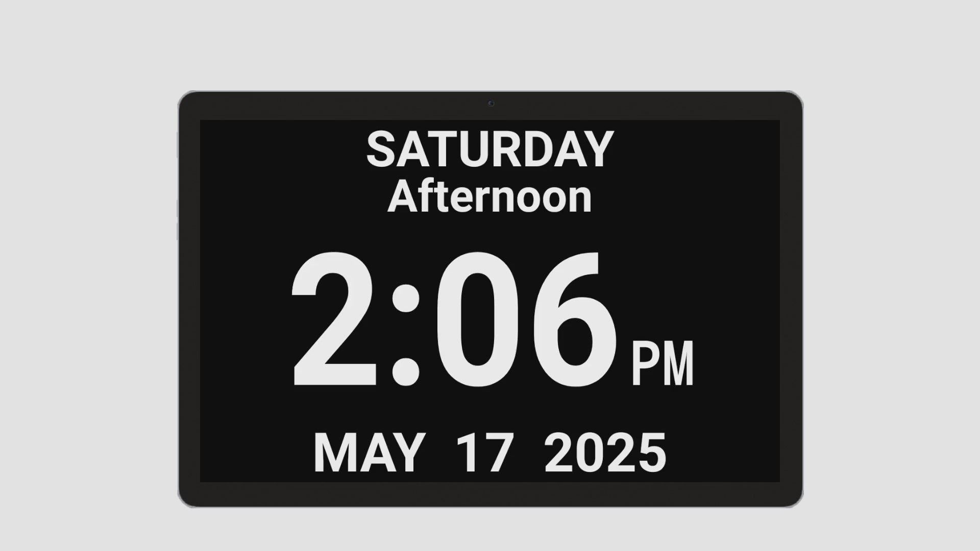 Load video: A video showing a note on the Idem Clock