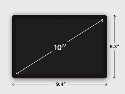 The measurements of the idem clock. (10inch). 