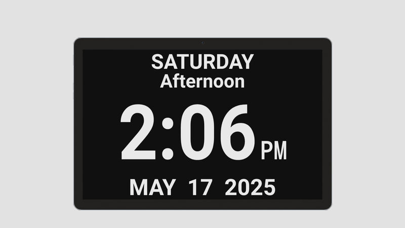 A video showing a note on the Idem Clock 